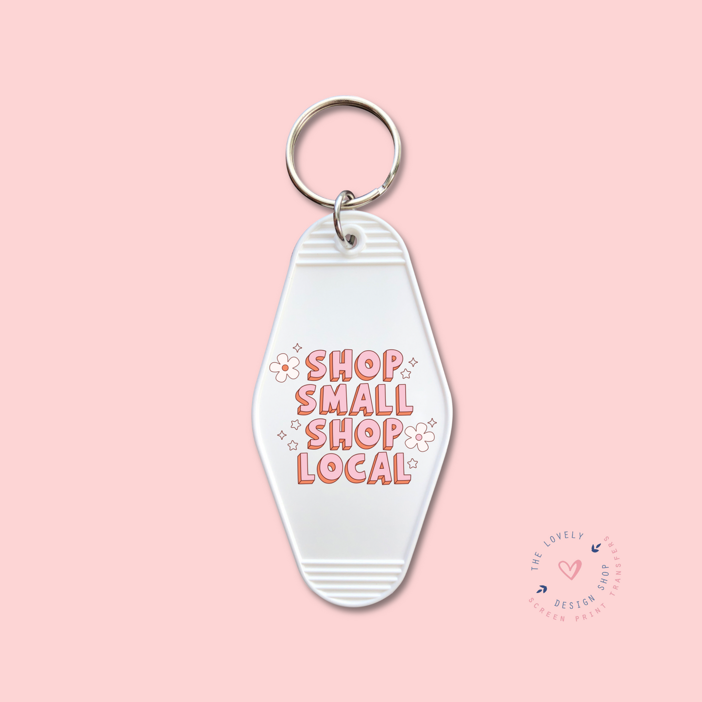 Shop Small Shop Local  - Keychain UV DTF Decal - Dec 9
