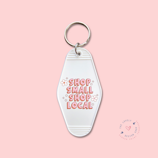 Shop Small Shop Local  - Keychain UV DTF Decal - Dec 9