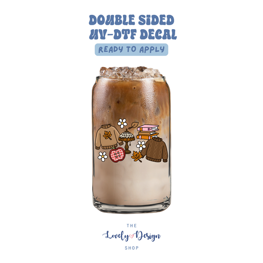 Cozy Fall - UV DTF Cup Decal - July 24