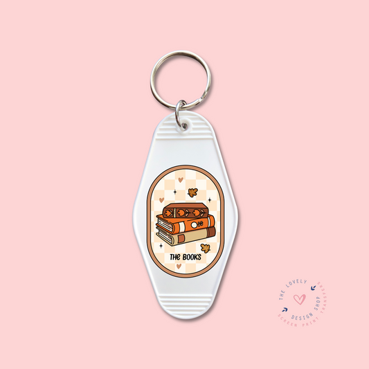 The Books Label  -  Keychain UV DTF Decal - Sep 30
