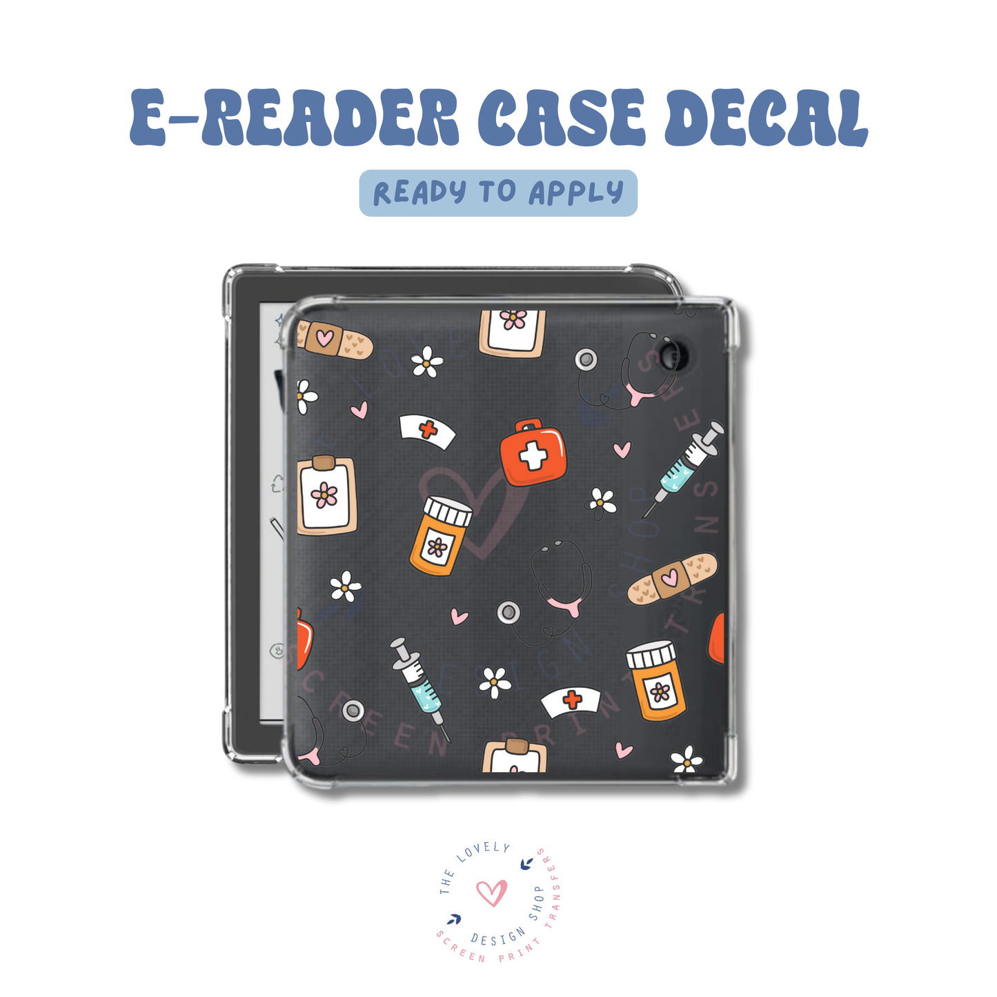 Health Care - UV DTF E-Reader Decal - Feb 4