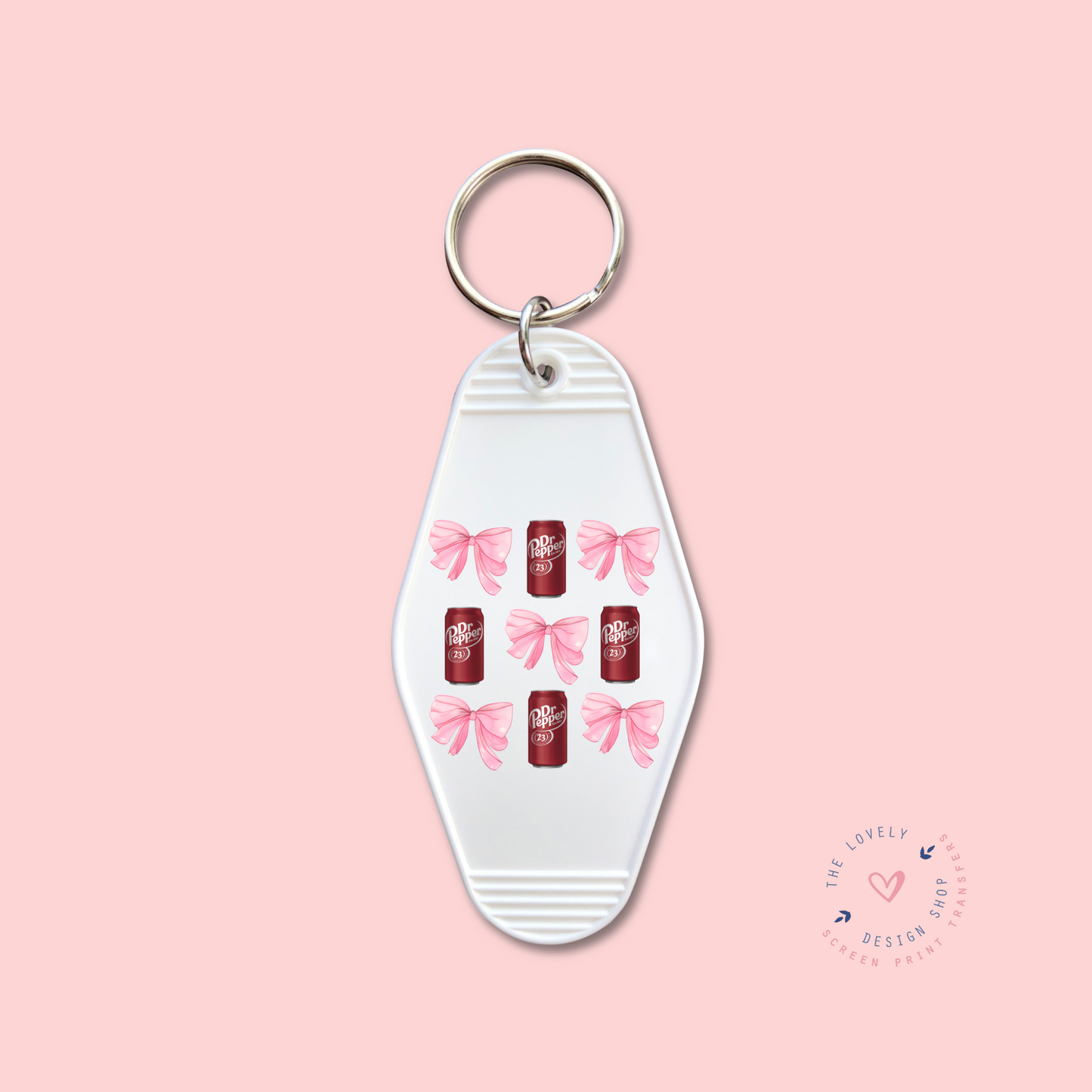 Coquette Pepper Drink -  Keychain UV DTF Decal - Nov 4