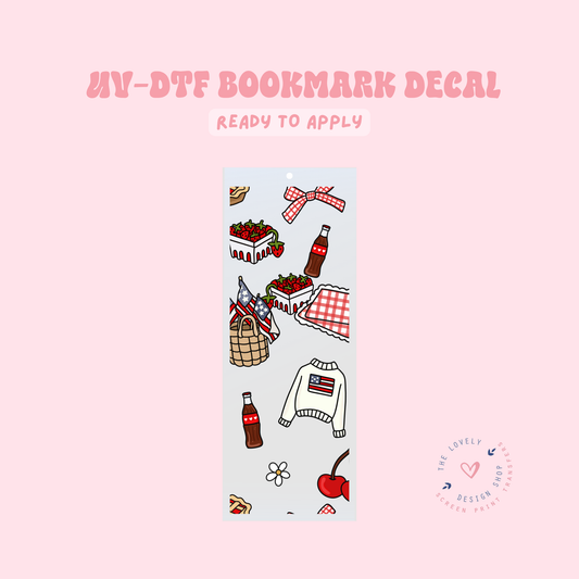 Americana - UV DTF Bookmark Decal - Jun 11