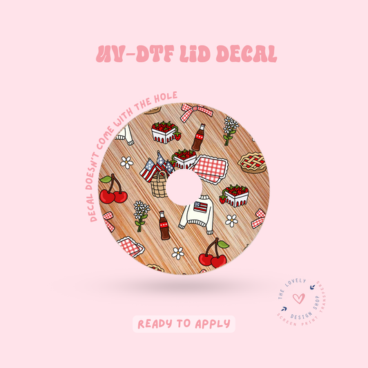 Americana - UV DTF Lid Decal - Jun 11