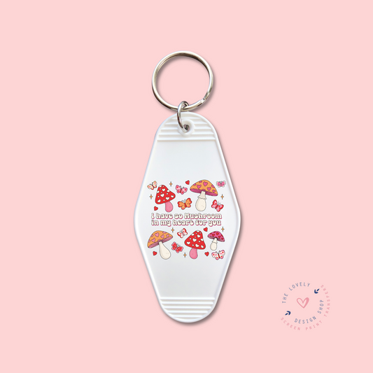 Mushroom In My Heart  - Keychain UV DTF Decal - Dec 9