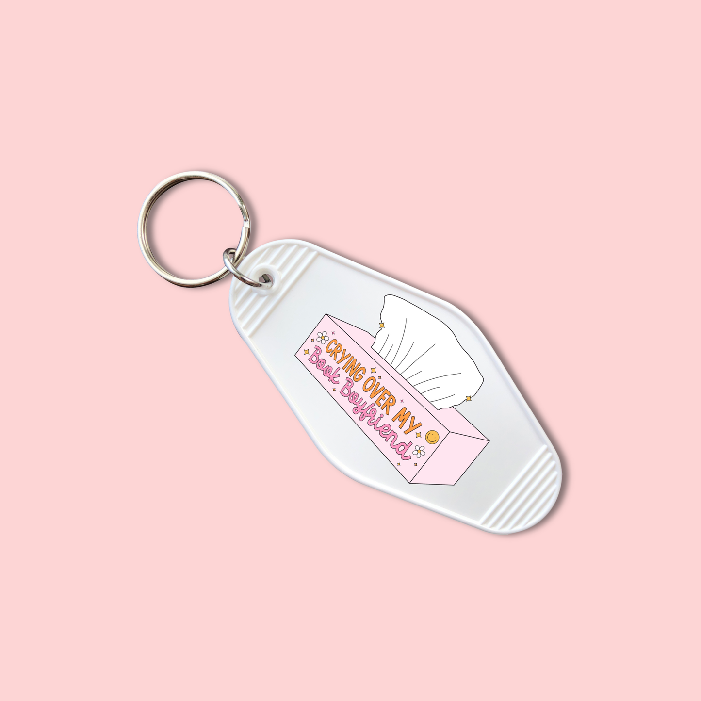 Crying Over My Book Boyfriend (Set of 5) -  Keychain UV DTF Decal - July 15