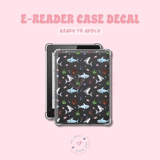 Sharks - UV DTF E-Reader Decal Jun 11