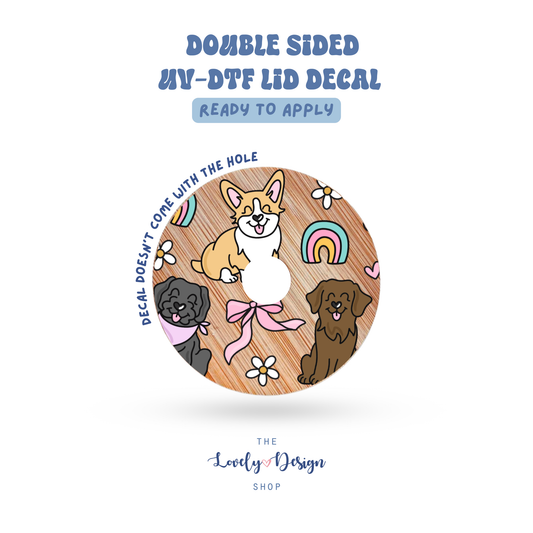 Dog Mom - UV DTF Lid Decal - Aug 27