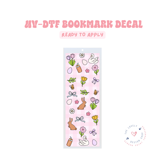 Spring - UV DTF Bookmark Decal - Apr 23
