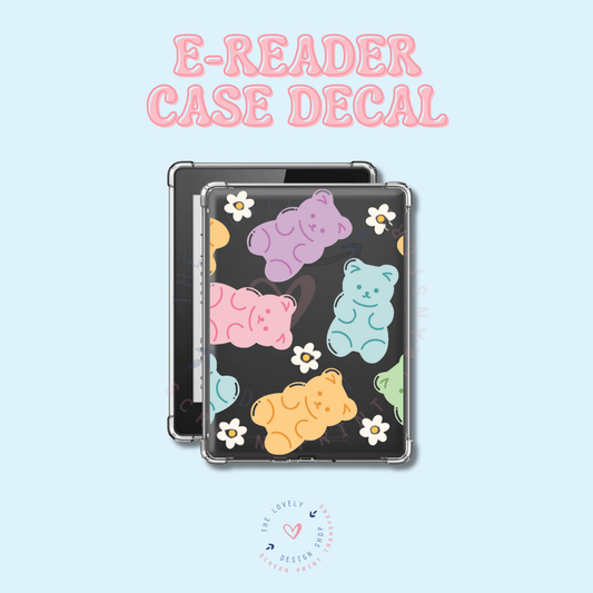 Pastel Gummy Bear - UV DTF E-Reader Decal - Jan 20
