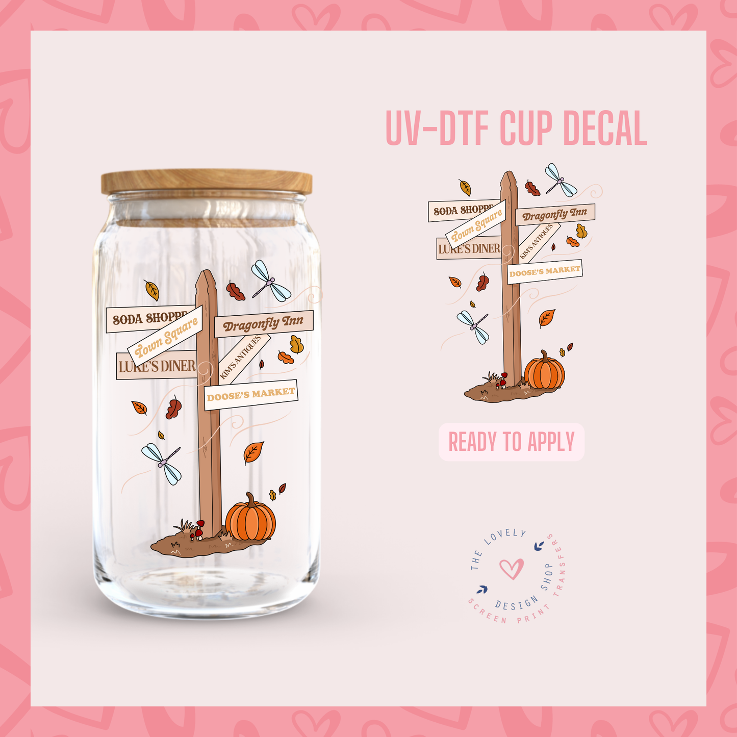 Girls Show Sign Post - UV DTF Cup Decal - Aug 19