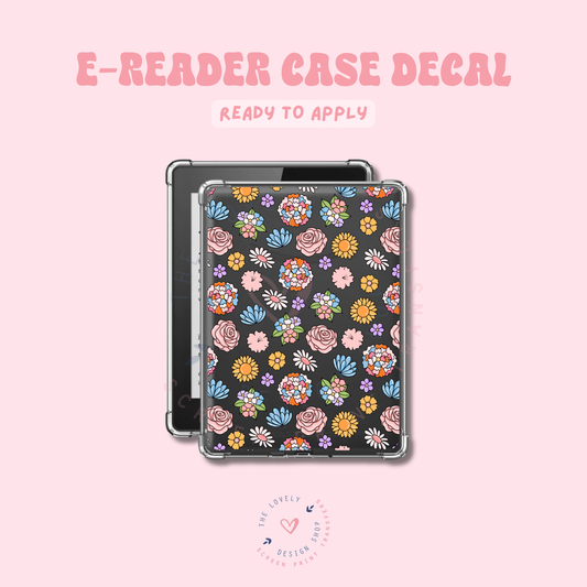 So Many Flowers! - UV DTF E-Reader Decal - Feb 12