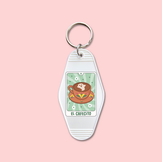 El Cafecito -  Keychain UV DTF Decal - July 22