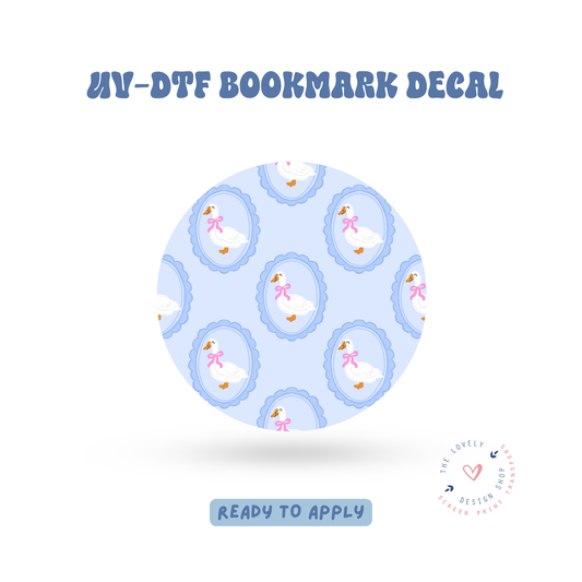 Coquette Geese - UV DTF Coaster Decal - Jan 27