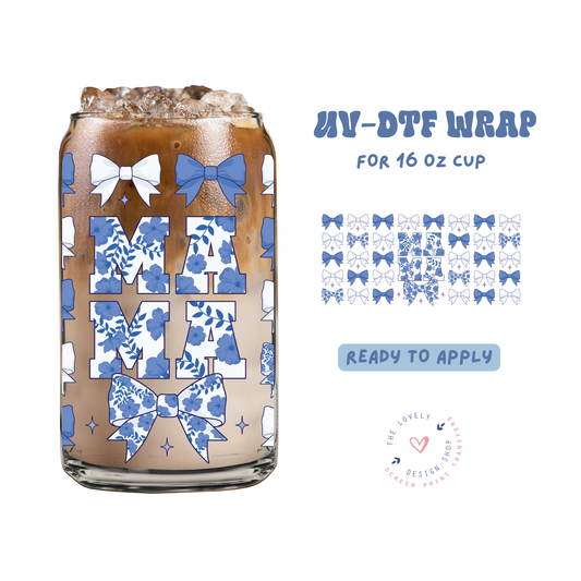 Coquette Mama - UV DTF 16 oz Libbey Cup Wrap - Apr 23