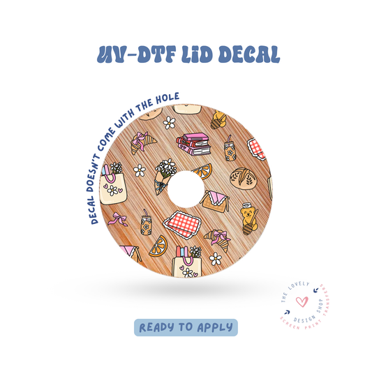 Summer Picnic - UV DTF Lid Decal - Jun 11