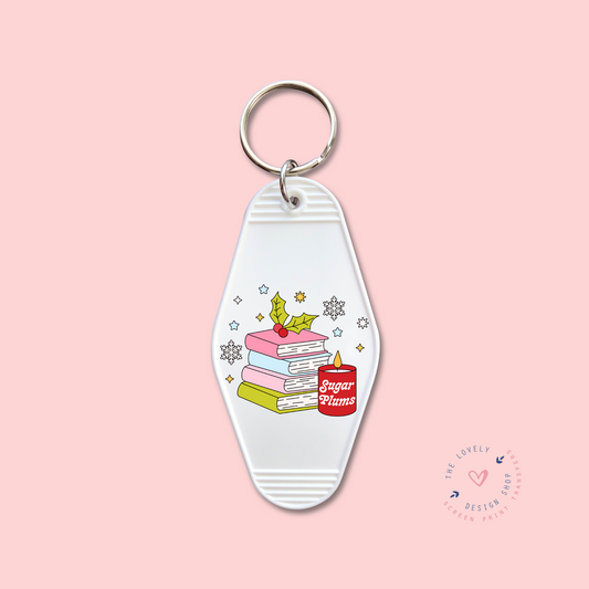 Christmas Books -  Keychain UV DTF Decal - Sep 16