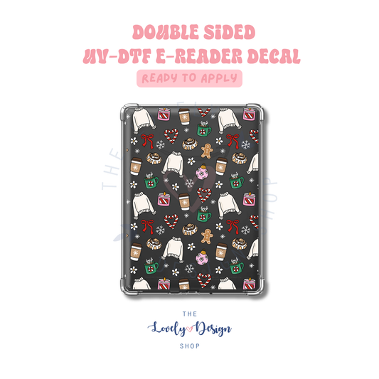 Xmas Girlie - UV DTF E-Reader Decal - Sep 15