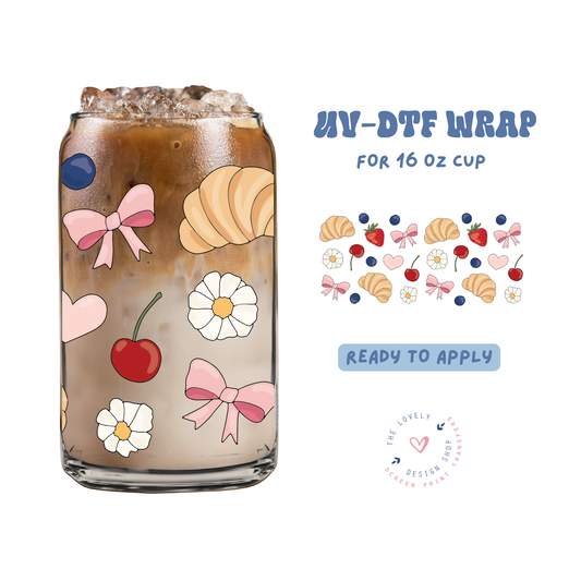 A Pretty Life - UV DTF 16 oz Libbey Cup Wrap - Feb 19