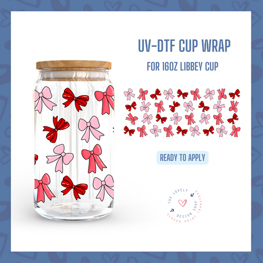 P&R Bows - UV DTF 16 oz Libbey Cup Wrap - Dec 23