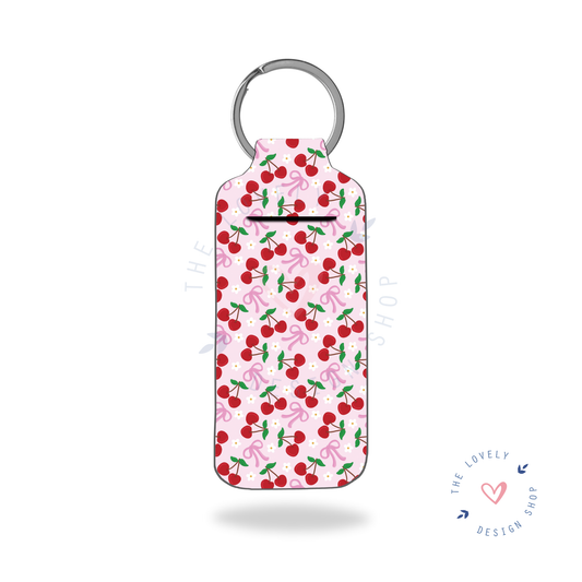 Loving Coquette Cherries - Chapstick Holder (Pack of 5)