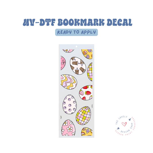 Pattern Eggs - UV DTF Bookmark Decal - Feb 19