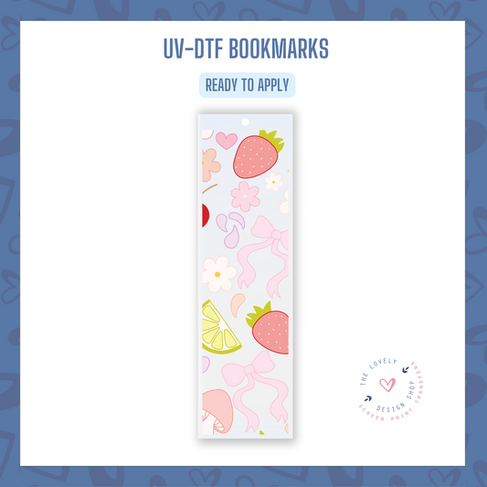 Spring Picnic - UV DTF Bookmark Decal (Ready to Ship) May 20