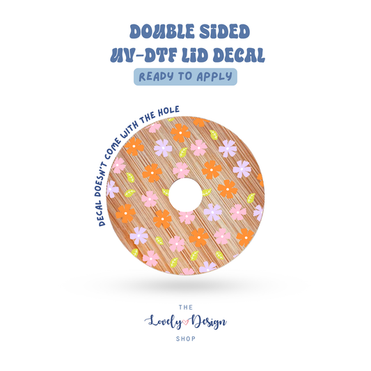 Tri-Flower - UV DTF Lid Decal - Aug 8