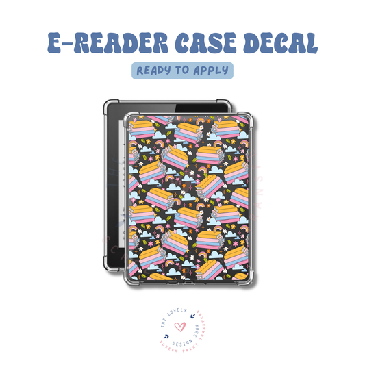 Bookish Bliss - UV DTF E-Reader Decal - Feb 12