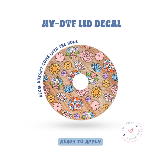 So Many Flowers! - UV DTF Bookmark Decal - Feb 12