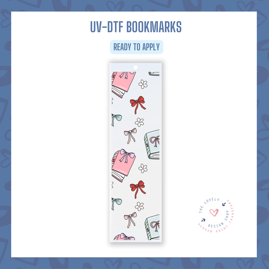 Coquette Books - UV DTF Bookmark Decal - Jan 14