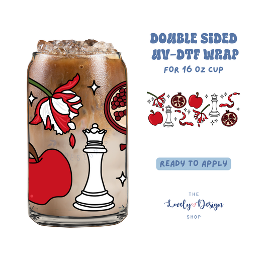 Twilight Book Items - UV DTF 16 oz Libbey Cup Wrap - Sep 15