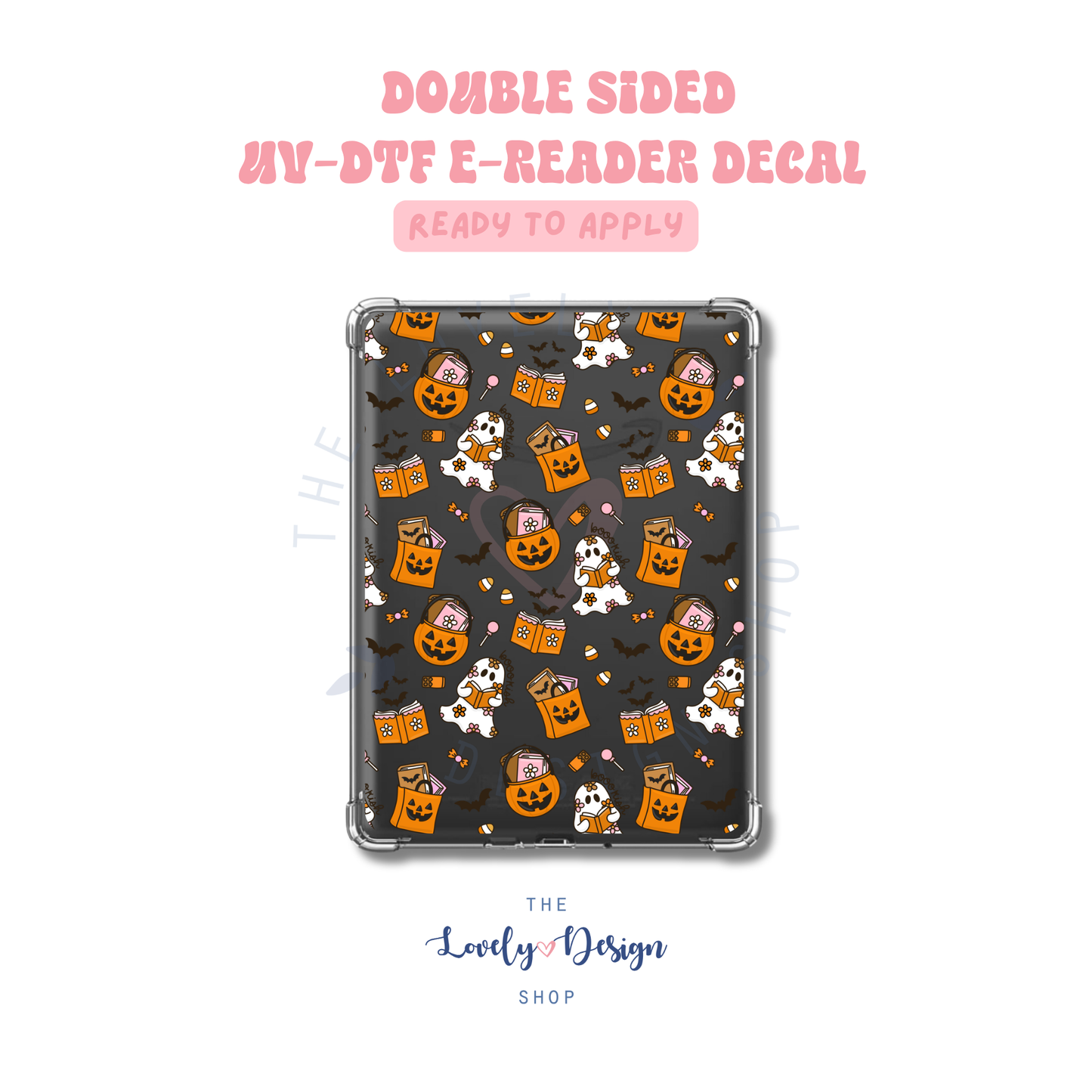 Bookish - UV DTF E-Reader Decal - July 24