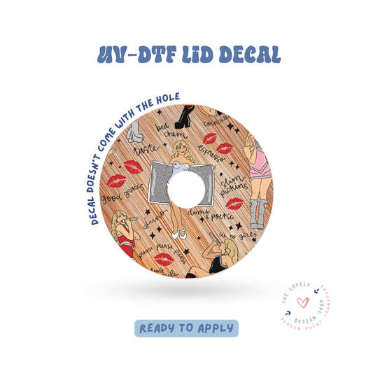 Sabri Short N' Sweet - UV DTF Lid Decal - Feb 4