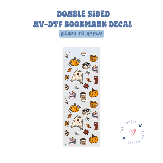 Cozy Girl - UV DTF Bookmark Decal - Aug 8