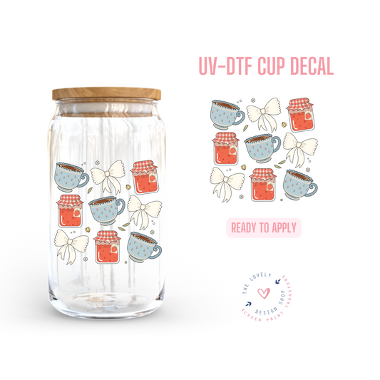 Cottage Girl Tea - UV DTF Cup Decal - Jan 14
