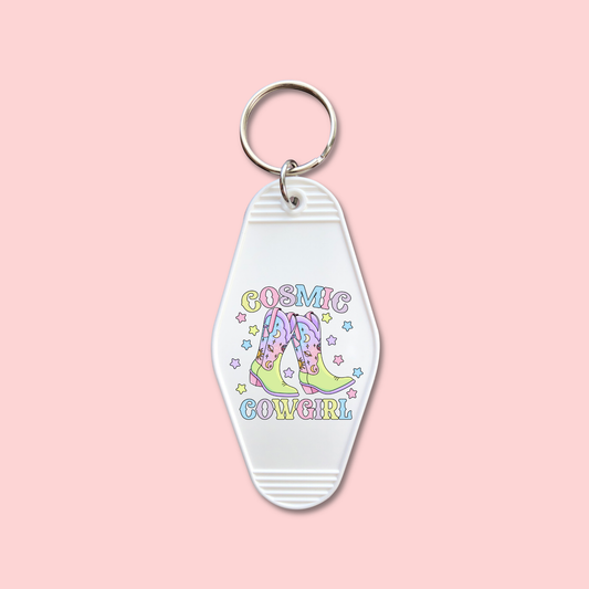 Cosmic Cowgirl Boots (Set of 5) -  Keychain UV DTF Decal - July 15