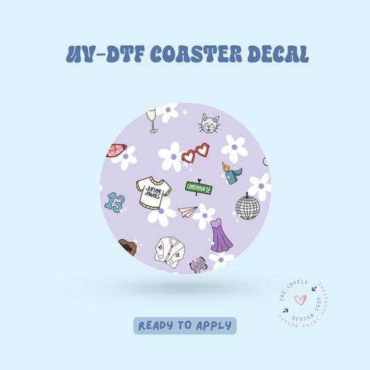 Swiftie - UV DTF Coaster Decal - Feb 4