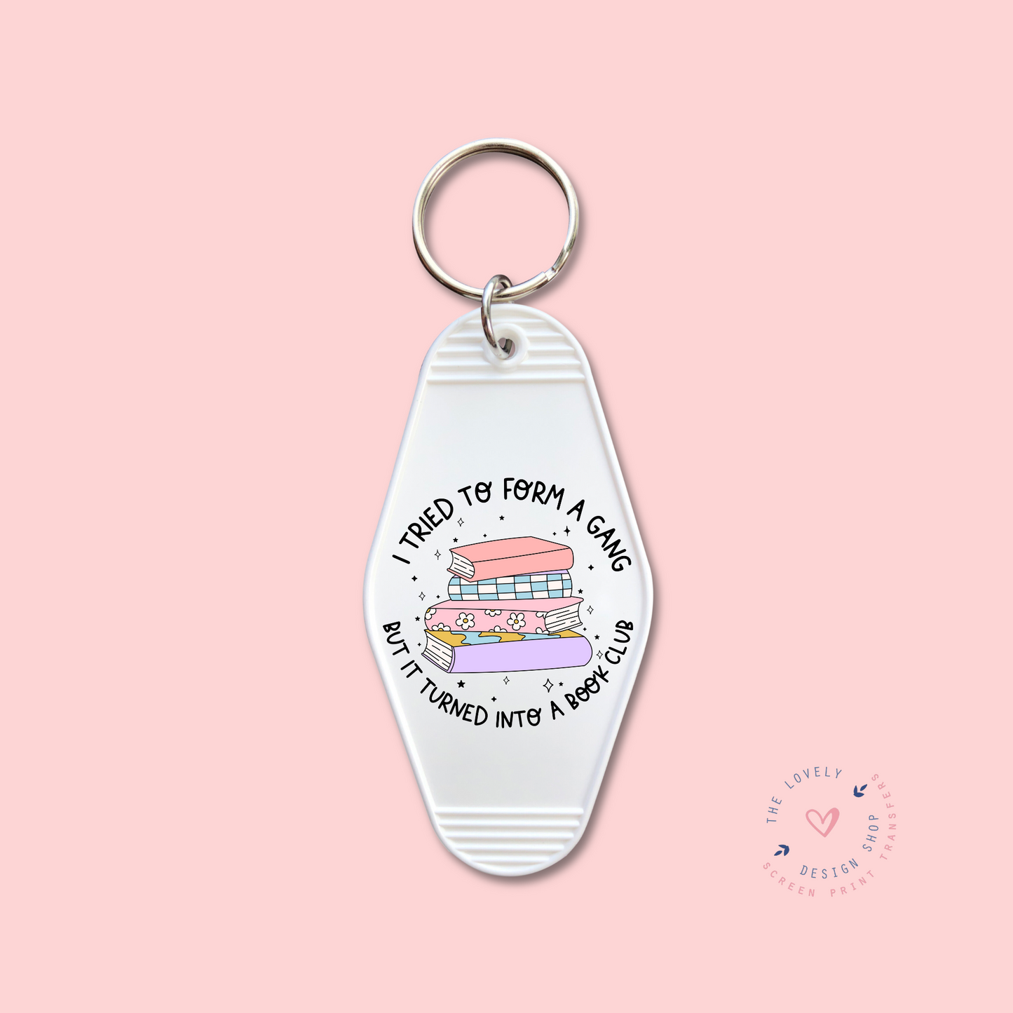 Book Club -  Keychain UV DTF Decal - Nov 12