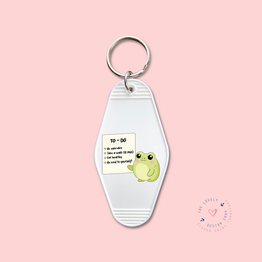 To Do List -  Keychain UV DTF Decal - Nov 4