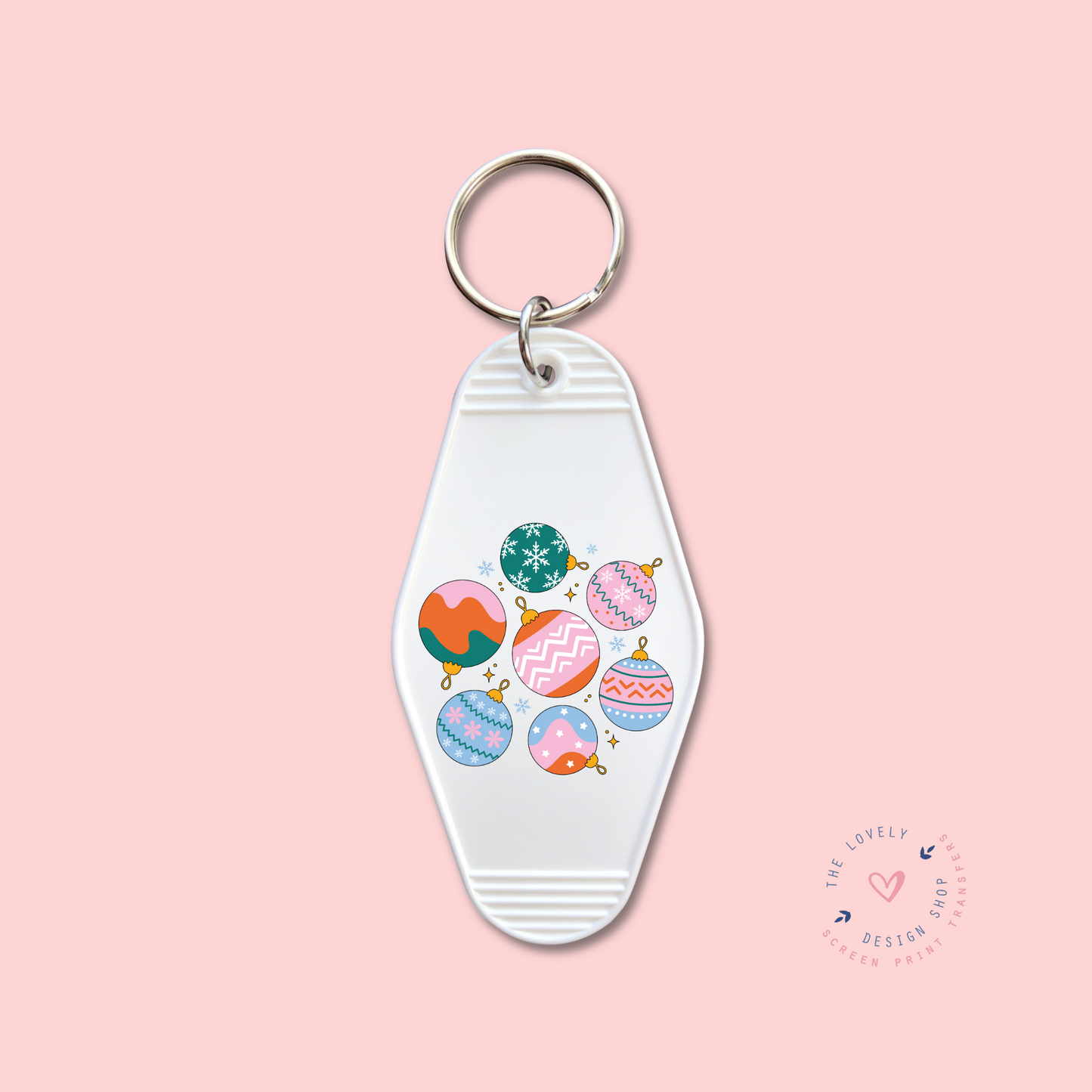 Bright Ornaments -  Keychain UV DTF Decal - Oct 8