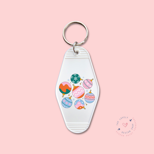Bright Ornaments -  Keychain UV DTF Decal - Oct 8