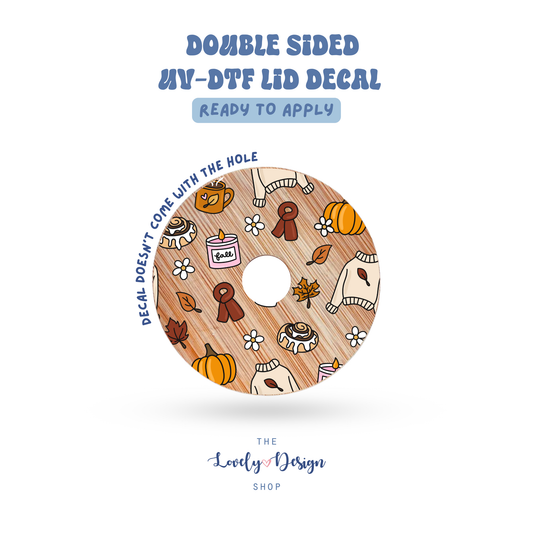 Cozy Girl - UV DTF Lid Decal - Aug 8