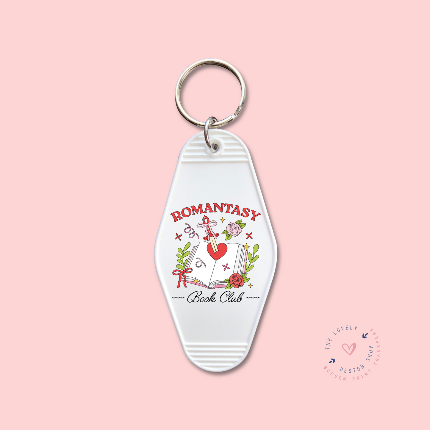 Romantasy Book Club -  Keychain UV DTF Decal - Nov 18