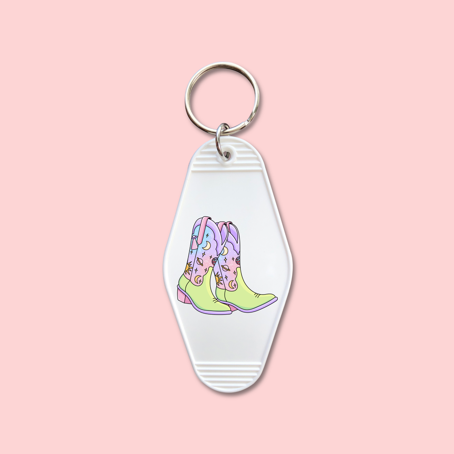 Cosmic Cowgirl Boots (Set of 5) -  Keychain UV DTF Decal - July 15