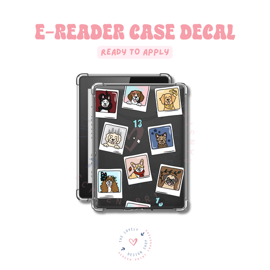 Eras Pups Polaroids - UV DTF E-Reader Decal - Feb 4