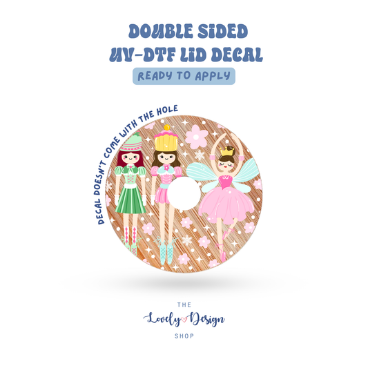 Nutcracker Parade - UV DTF Lid Decal - Aug 27