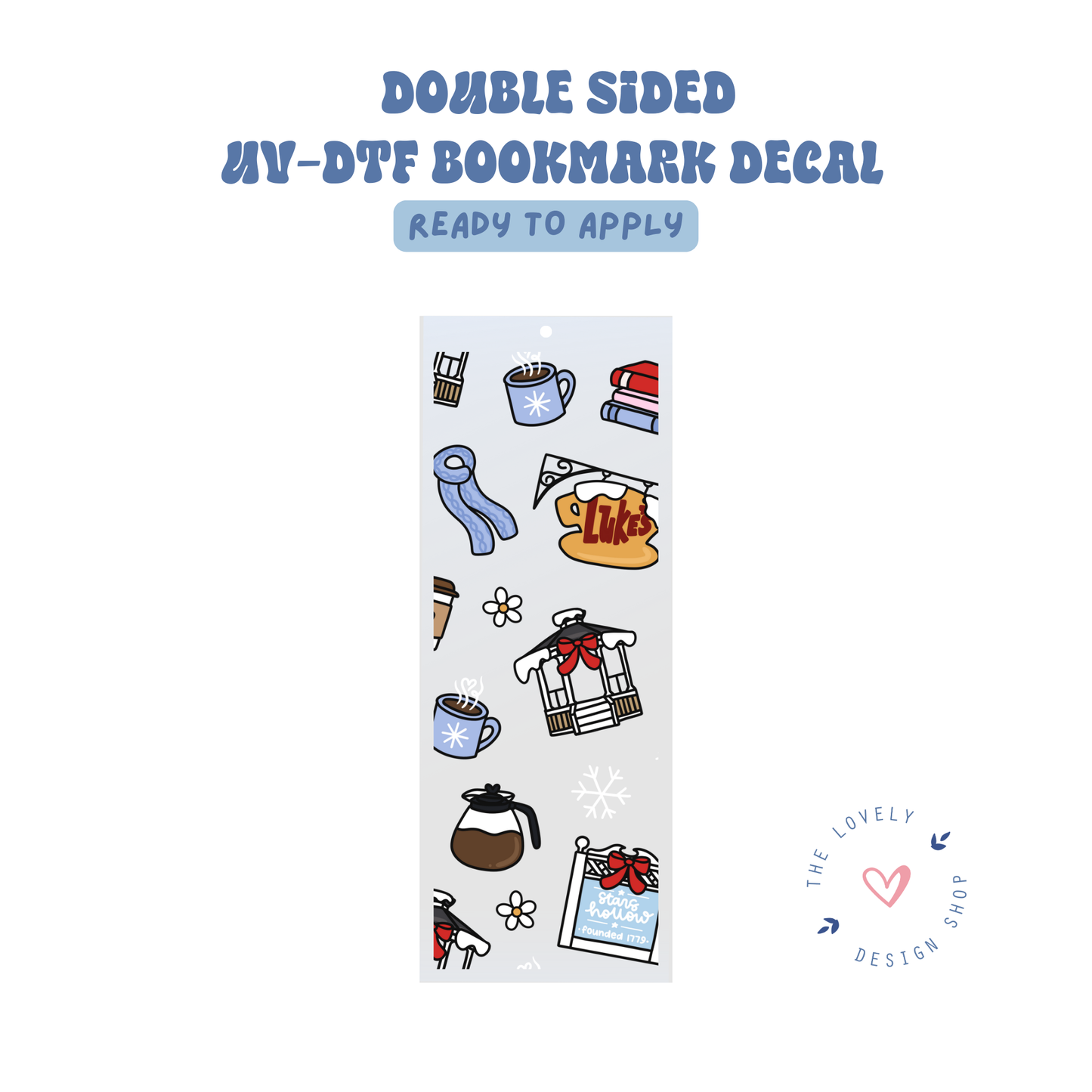 GG Show I Smell Snow - UV DTF Bookmark Decal - Sep 15