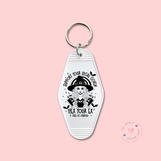 Support Your Local Coven -  Keychain UV DTF Decal - Sep 16