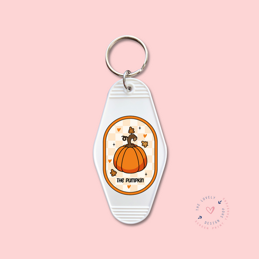 The Pumpkin Label  -  Keychain UV DTF Decal - Sep 30